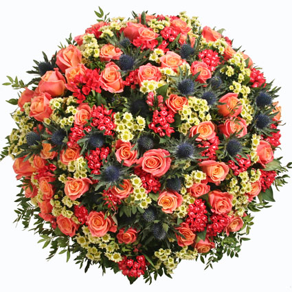 Flower delivery Riga. Flower delivery in Riga. The photo shows a biggest bouquet.